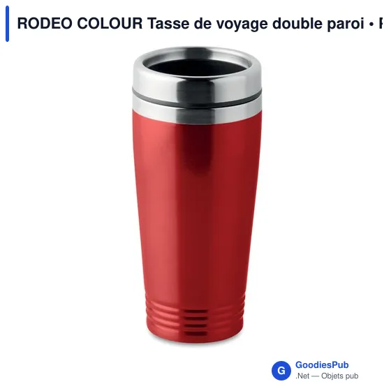 RODEO COLOUR Tasse de voyage double paroi - Image 5