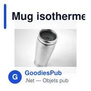 Mug isotherme personnalisable avec logo pour entreprises - Miniature 2