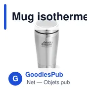 Mug isotherme personnalisable avec logo pour entreprises - Miniature 5