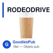 RODEODRIVE+ Gourde double paroi Bambou 400ml - Miniature 2