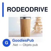 RODEODRIVE+ Gourde double paroi Bambou 400ml - Miniature 5