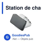 Station de charge personnalisable ROIS avec logo - 3 points de charge - Miniature 5