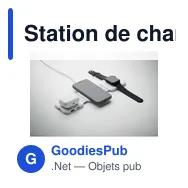 Station de charge personnalisable ROIS avec logo - 3 points de charge - Miniature 8