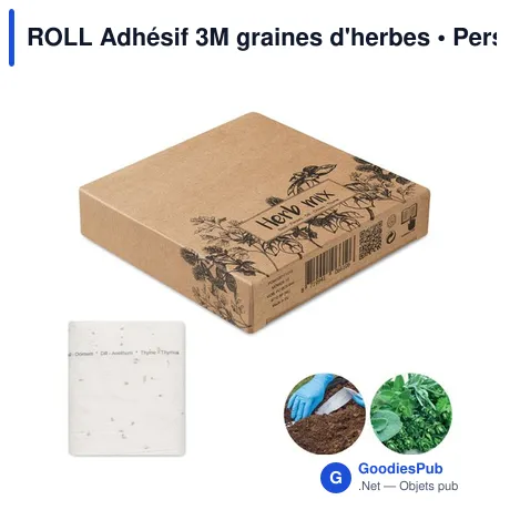 ROLL Adhésif 3M graines d'herbes