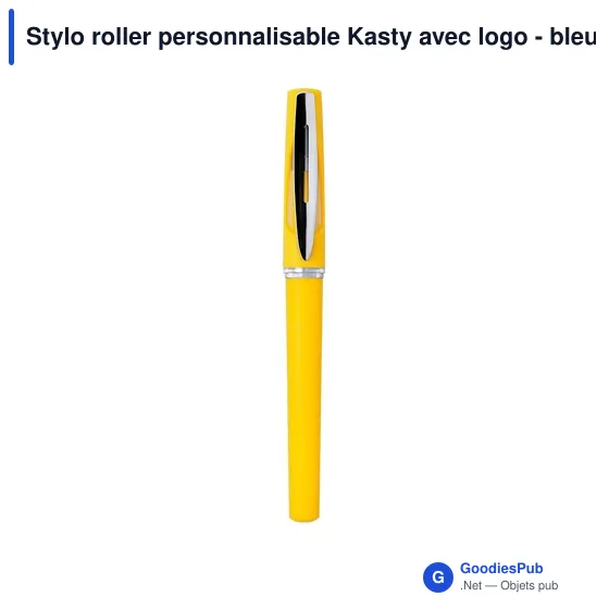 Stylo roller personnalisable Kasty avec logo - bleu - Image 10
