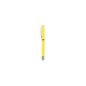 Variante jaune - Stylo roller personnalisable Leyco avec logo - Jaune
