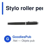 Stylo roller personnalisable Parker IM avec logo - Miniature 1