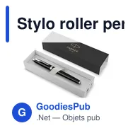 Stylo roller personnalisable Parker IM avec logo - Miniature 3