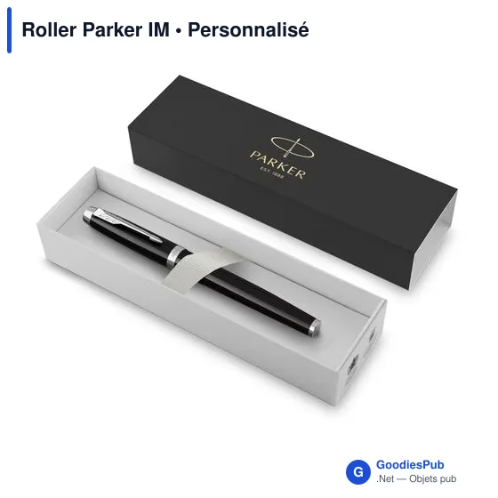 Stylo roller personnalisable Parker IM avec logo - Image 3