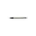 Variante argenté - Stylo roller personnalisable Parker IM avec logo en laiton et chrome