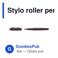 Stylo roller personnalisable Parker IM Monochrome avec logo - Miniature 6