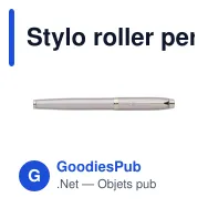 Stylo roller personnalisable Parker IM Monochrome avec logo - Miniature 9