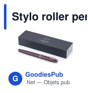 Stylo roller personnalisable Parker IM Monochrome avec logo - Miniature 10