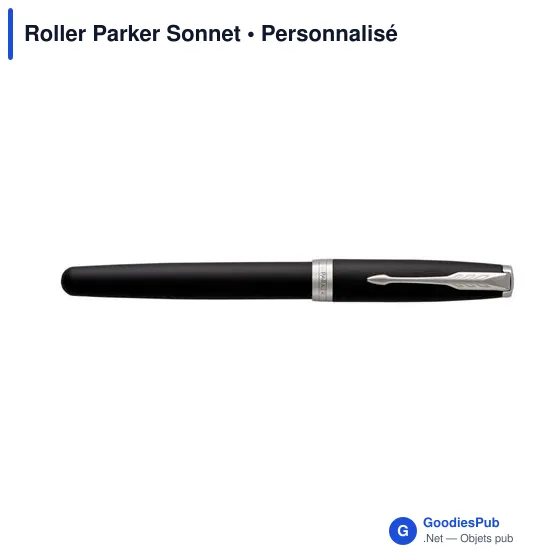 Stylo roller personnalisable Parker Sonnet avec logo - Image 1