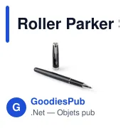 Stylo roller personnalisable Parker Sonnet avec logo - Miniature 3