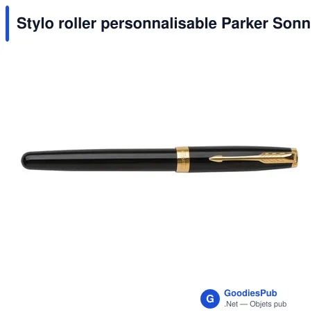 Stylo roller personnalisable Parker Sonnet avec logo