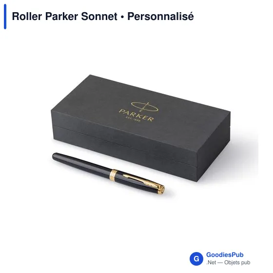 Stylo roller personnalisable Parker Sonnet avec logo - Image 6