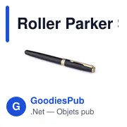 Stylo roller personnalisable Parker Sonnet avec logo - Miniature 8
