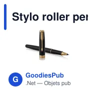 Stylo roller personnalisable Parker Sonnet avec logo - Miniature 9