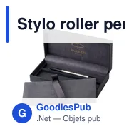 Stylo roller personnalisable Sonnet en acier inoxydable avec logo - Miniature 4