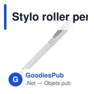 Stylo roller personnalisable en métal avec logo - Deux Anneaux - Miniature 5