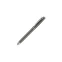 Variante Gris foncé - Stylo roller personnalisable en métal avec logo - Deux Anneaux