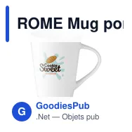 ROME Mug porcelaine 250 ml - Miniature 2