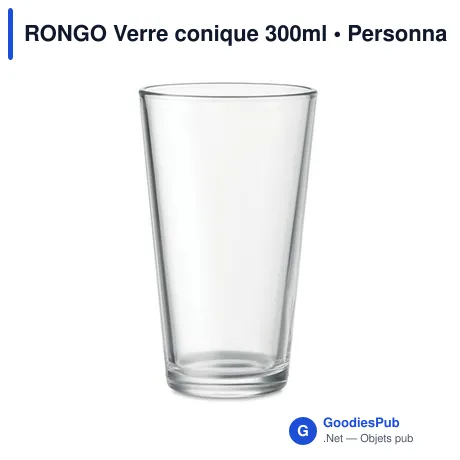 RONGO Verre conique 300ml