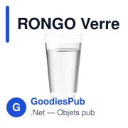 RONGO Verre conique 300ml - Miniature 2