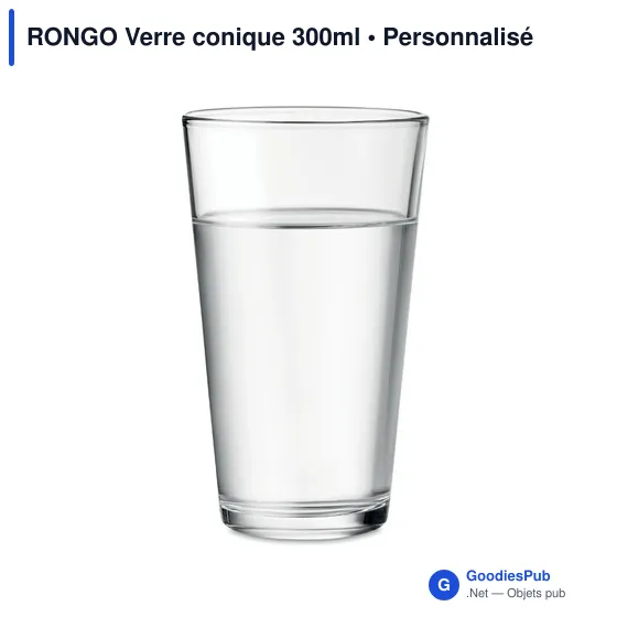 RONGO Verre conique 300ml - Image 2