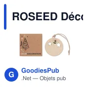 ROSEED Décoration en bois - Miniature 1