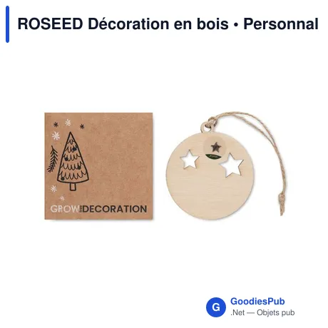 ROSEED Décoration en bois