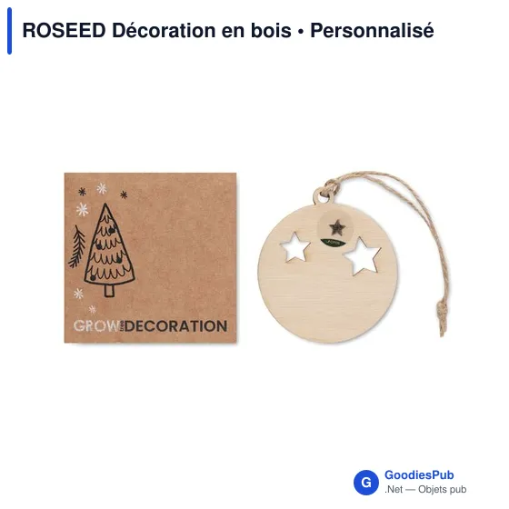 ROSEED Décoration en bois - Image 1
