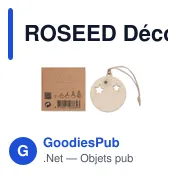 ROSEED Décoration en bois - Miniature 3