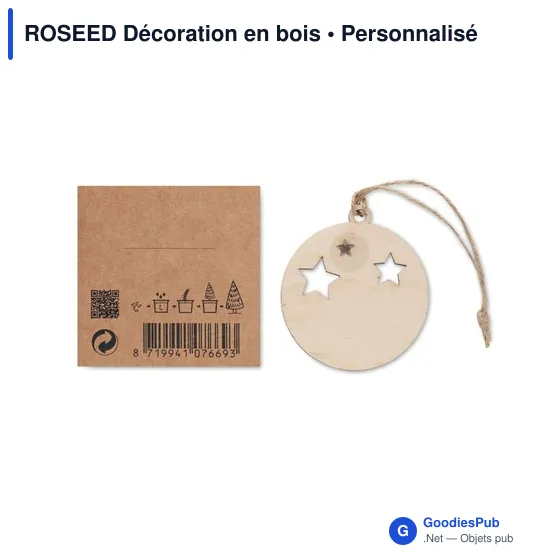 ROSEED Décoration en bois - Image 3