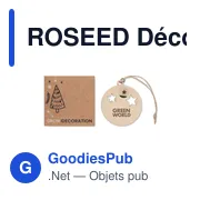ROSEED Décoration en bois - Miniature 5