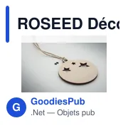 ROSEED Décoration en bois - Miniature 7