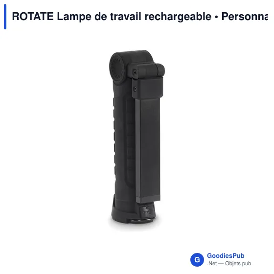 Lampe de travail personnalisable ROTATE avec logo - Image 2