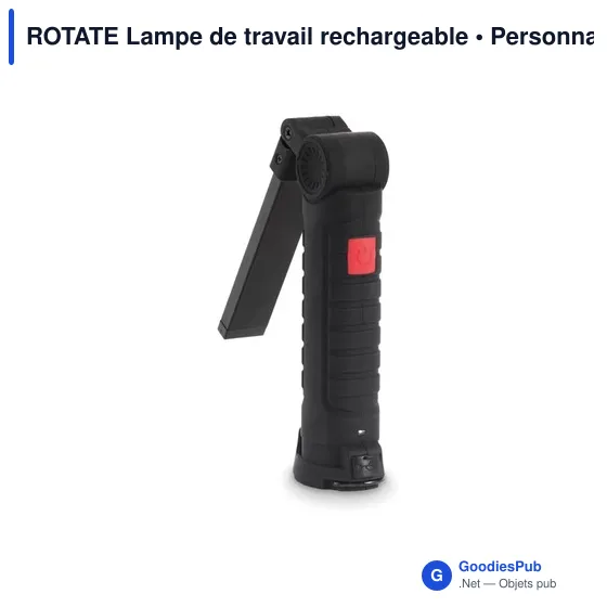Lampe de travail personnalisable ROTATE avec logo - Image 4