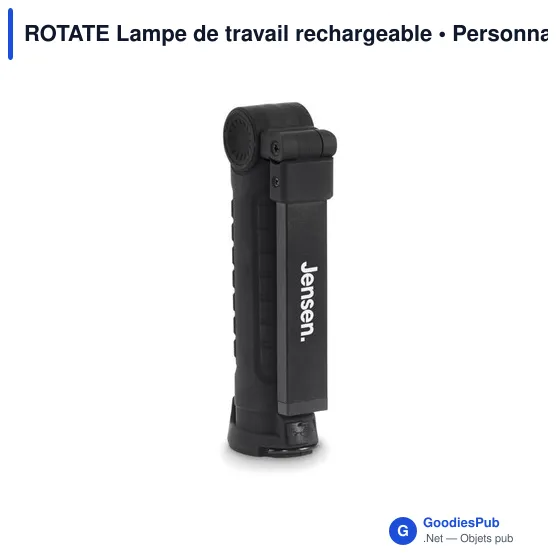 Lampe de travail personnalisable ROTATE avec logo - Image 6