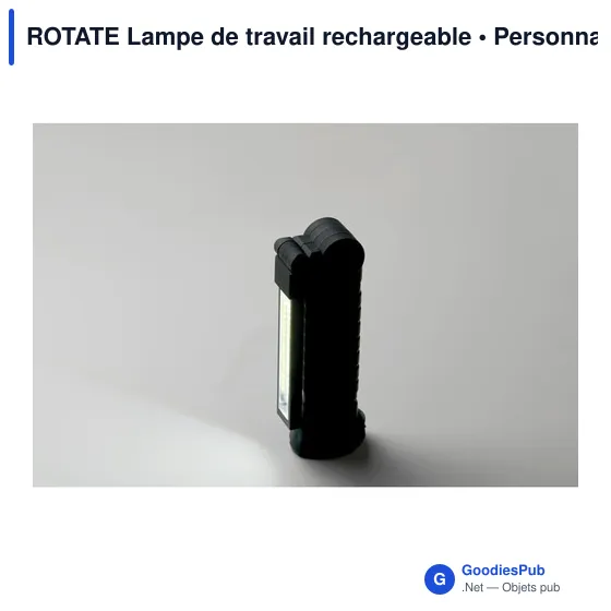 Lampe de travail personnalisable ROTATE avec logo - Image 7