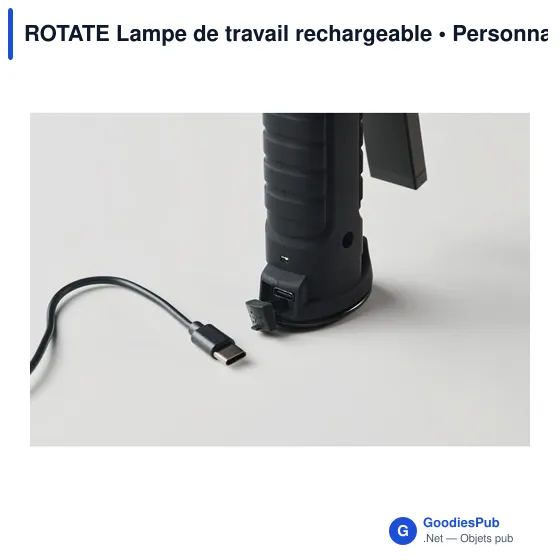 Lampe de travail personnalisable ROTATE avec logo - Image 9