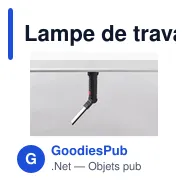 Lampe de travail personnalisable ROTATE avec logo - Miniature 10