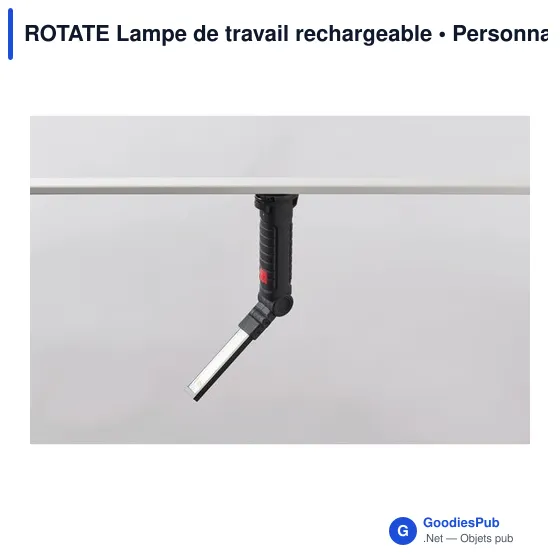 Lampe de travail personnalisable ROTATE avec logo - Image 10