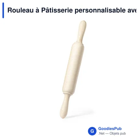 Rouleau à Pâtisserie personnalisable avec logo entreprise - Lenon