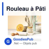 Rouleau à Pâtisserie personnalisable avec logo entreprise - Lenon - Miniature 3