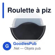 Roulette à pizza en ABS Maurice - Miniature 1