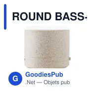 ROUND BASS+ Haut-parleur s/ fil paille blé - Miniature 2