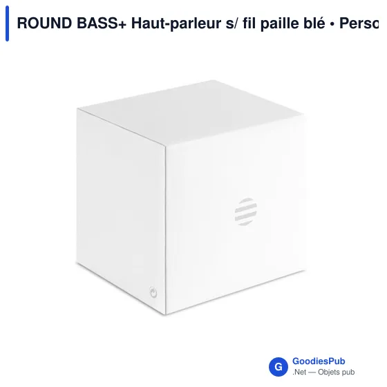 ROUND BASS+ Haut-parleur s/ fil paille blé - Image 7