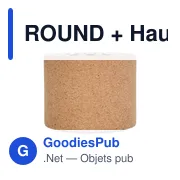 ROUND + Haut-parleur sans fil liège - Miniature 2